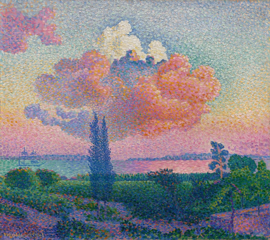The Pink Cloud by Henri-Edmond Cross (French, 1856–1910) - Classic Art canvas print