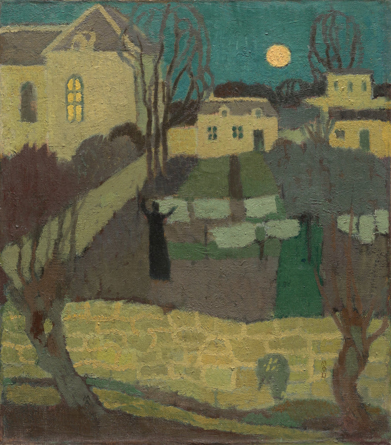 Drying the Linen, or Moonrise at the Priory by Maurice Denis (French, 1870–1943) - Classic Art canvas print