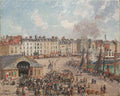 Fishmarket by Camille Pissarro (French, 1830–1903) - Impressionist canvas print