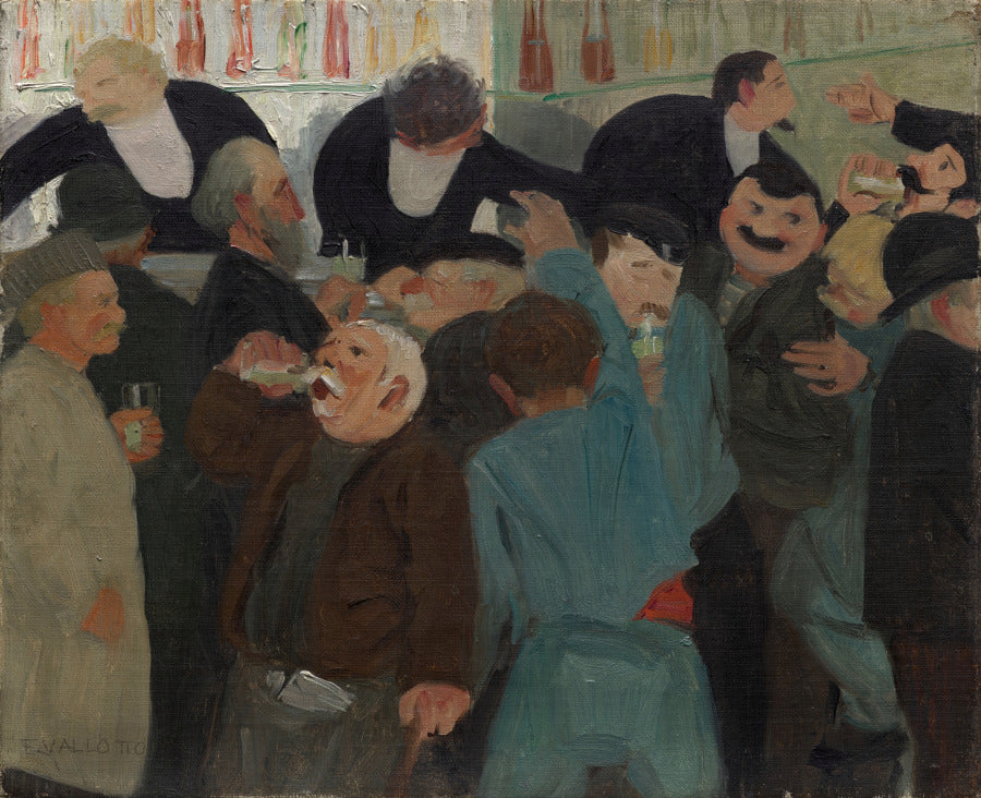 The Bistro by Félix Vallotton (Swiss French, 1865–1925) - Classic Art canvas print