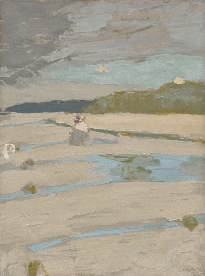 The Beach at Saint-Jacut by Édouard Vuillard (French, 1868–1940) - Classic Art canvas print