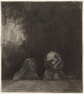 Quasimodo by Odilon Redon (French, 1840–1916) - Symbolist canvas print