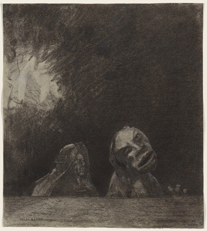 Quasimodo by Odilon Redon (French, 1840–1916) - Symbolist canvas print