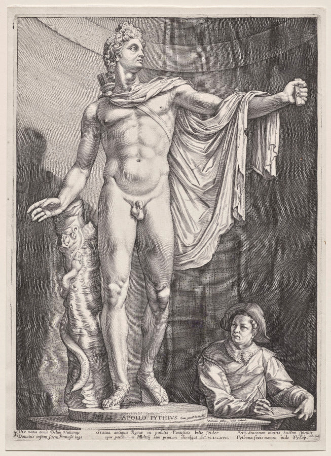 Apollo Belvedere by Hendrick Goltzius (Dutch, 1558–1617) - Classic Art canvas print