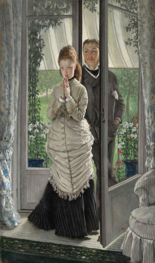 The Lovers by James Tissot (French, 1836–1902) - Classic Art canvas print