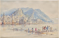 Hardwar, India by Edward Lear (British, 1812–1888) - Classic Art canvas print