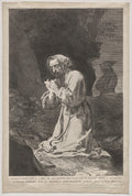 St. Francis by Claude Mellan (French, 1598–1688) - Classic Art canvas print