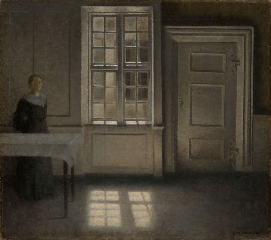 Strandgade, Sunshine by Vilhelm Hammershøi (Danish, 1864–1916) - Classic Art canvas print