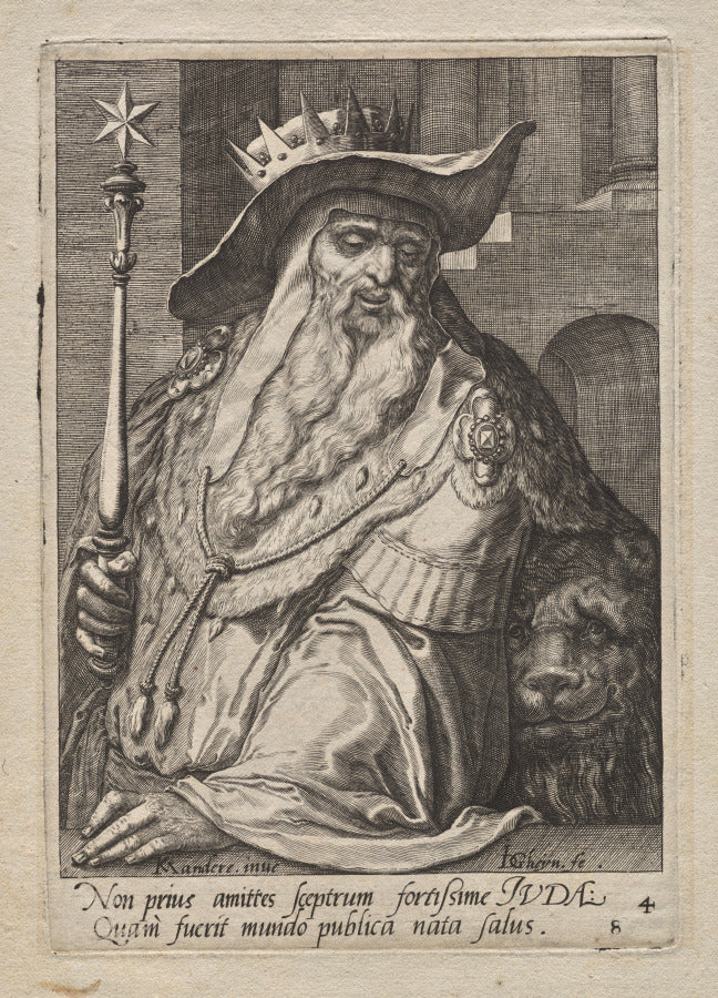 Plate 4 Judah by Jacob de Gheyn II (Netherlandish, 1565–1629) - Classic Art canvas print