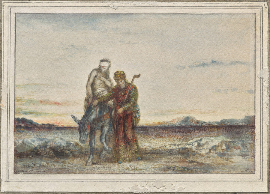 The Good Samaritan by Gustave Moreau (French, 1826–1898) - Classic Art canvas print