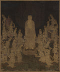 Welcoming Descent of Amida with Twenty-Five Bodhisattvas by  - Classic Art canvas print