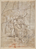 The Healing of Tobit verso by Ferdinand Bol (Dutch, 1616–1680) - Classic Art canvas print