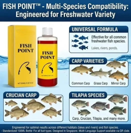 🎣 Concentrated Fish Attractant Liquid – 🐟Fast-Acting Red Worm Formula