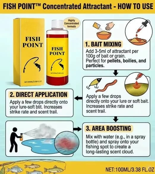 🎣 Concentrated Fish Attractant Liquid – 🐟Fast-Acting Red Worm Formula