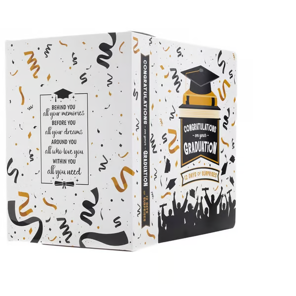 DIY Graduation Gift Boxes | 12 Days of Congrats Packaging