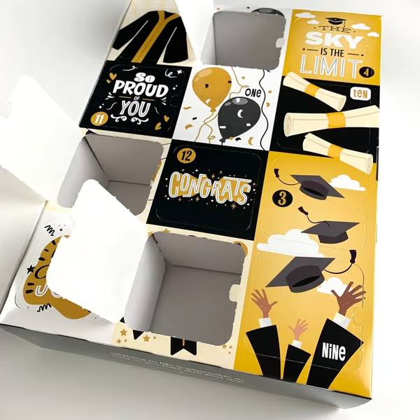 DIY Graduation Gift Boxes | 12 Days of Congrats Packaging