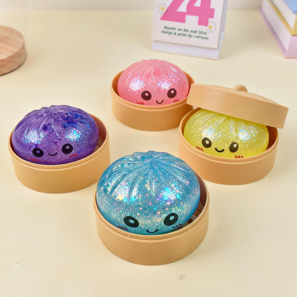 🏆Last Day Promotion!Expressive Dumpling Squishy - Blind Box, Fidget Toy