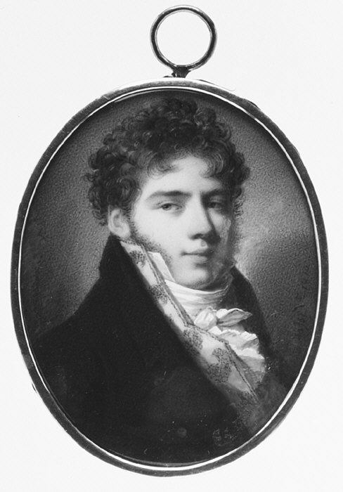 Count Alexander Ivanovich Sollogoub 17881844 by Domenico Bossi - Classic Art canvas print