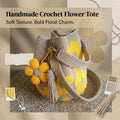 🔥2026 Spring Special Offer 49% OFF🌼Handmade Crochet Flower Tote✨