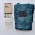🔥Last Day 49% OFF - 🔥Visible Mending Transfer Sashiko Pattern