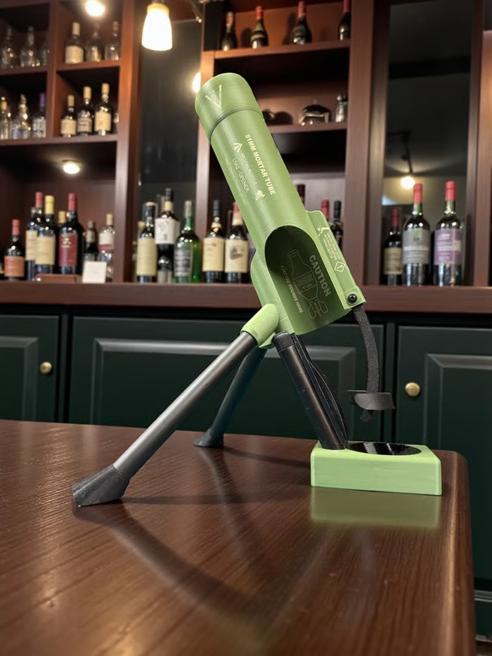 🚀 51mm Beer Bottle Mortar Bottle Opener 🍻– Novelty Cap-Launching Desk & Bar Accessory🔥Buy 2 Free Shipping