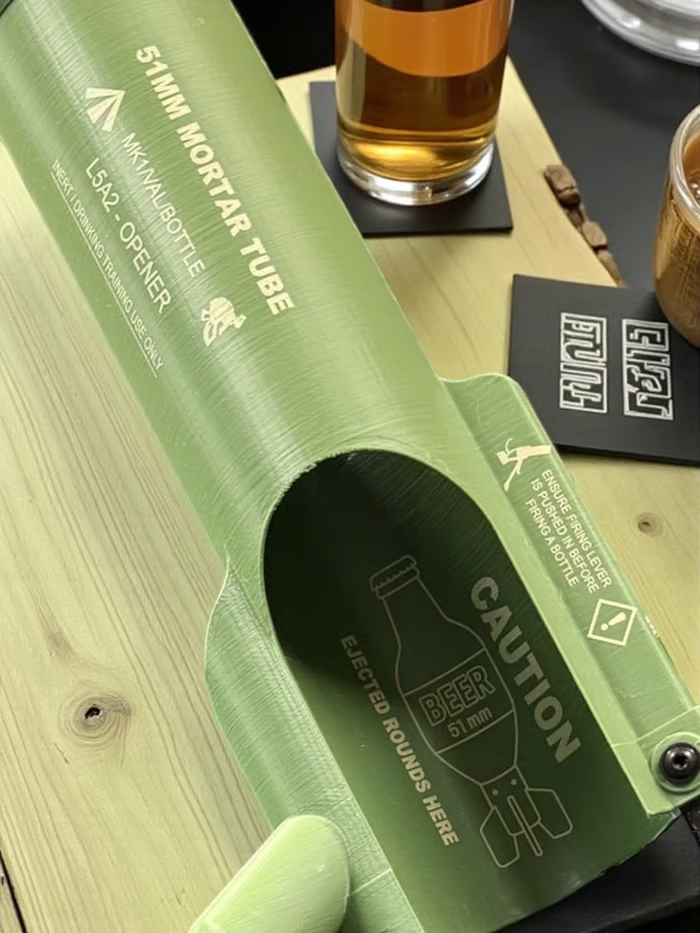 🚀 51mm Beer Bottle Mortar Bottle Opener 🍻– Novelty Cap-Launching Desk & Bar Accessory🔥Buy 2 Free Shipping