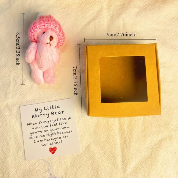 ⏰Final 3 Hours: Only $9.98🎉🎁Handmade Mini Plush Teddy Bear in Box
