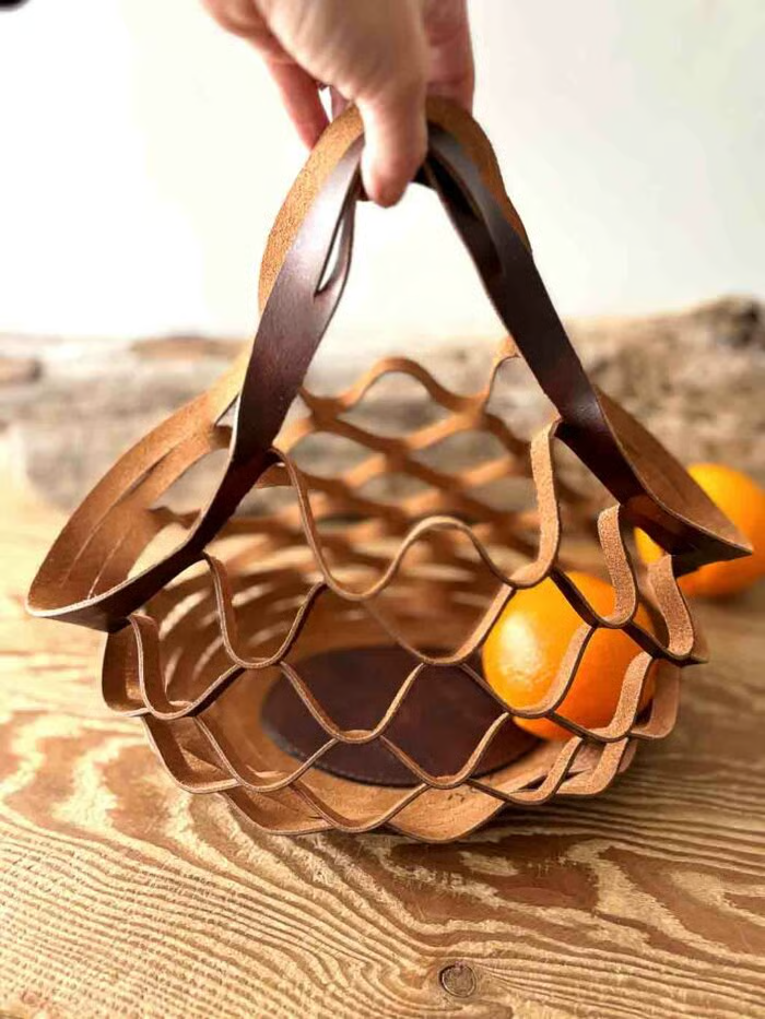 🔥Last Day: 49% OFF🔥The Zest Bag - Handmade Leather Folding Tote Bag