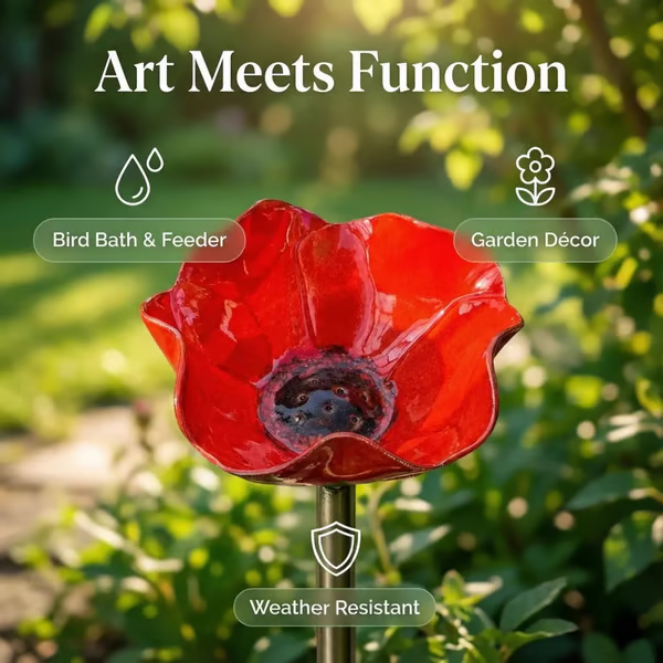 💖🎁2026 Mother's Day Gifts 🎁Handmade Metal Flower Garden Stake