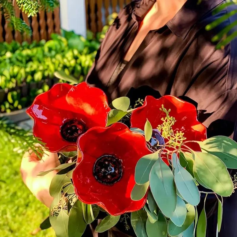 💖🎁2026 Mother's Day Gifts 🎁Handmade Metal Flower Garden Stake