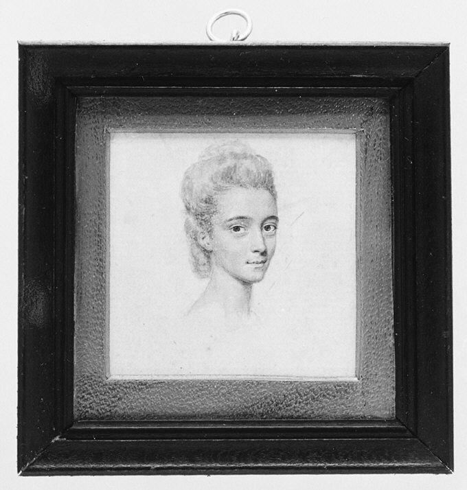 Miss Ramus by John Smart - Watercolor canvas print