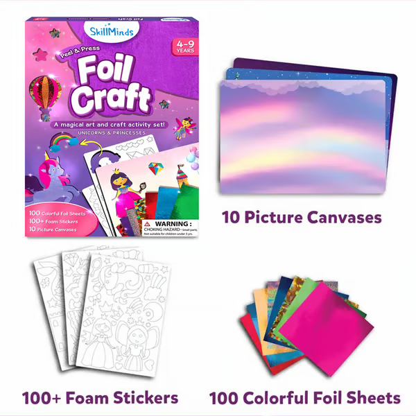 🔥Foil Craft Activity 🤲💓No Mess Art Kit