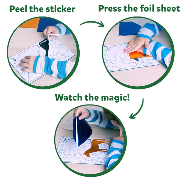 🔥Foil Craft Activity 🤲💓No Mess Art Kit