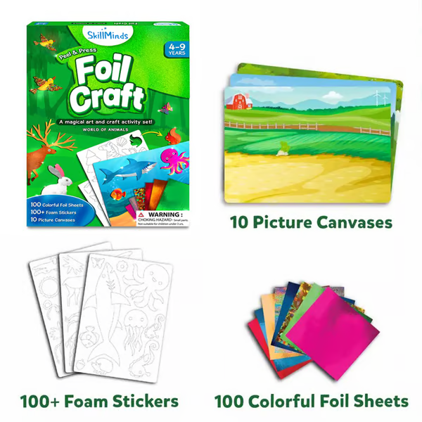 🔥Foil Craft Activity 🤲💓No Mess Art Kit