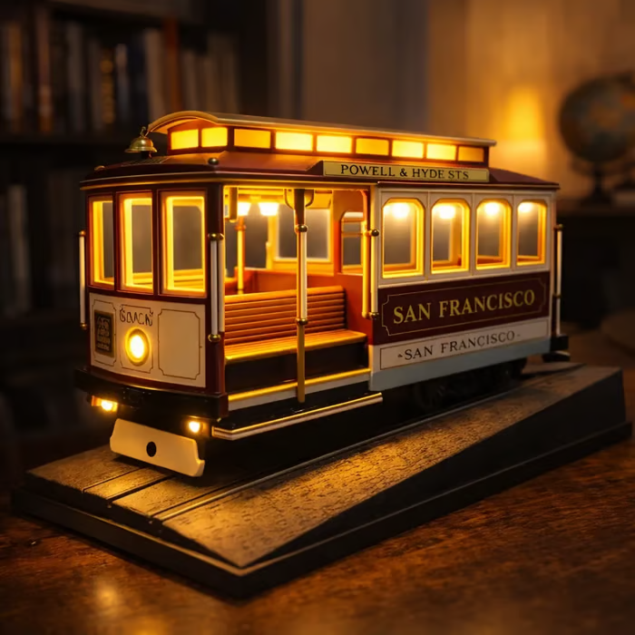 🔥Last Day 49% OFF - 🚋 San Francisco Cable Car Lamp