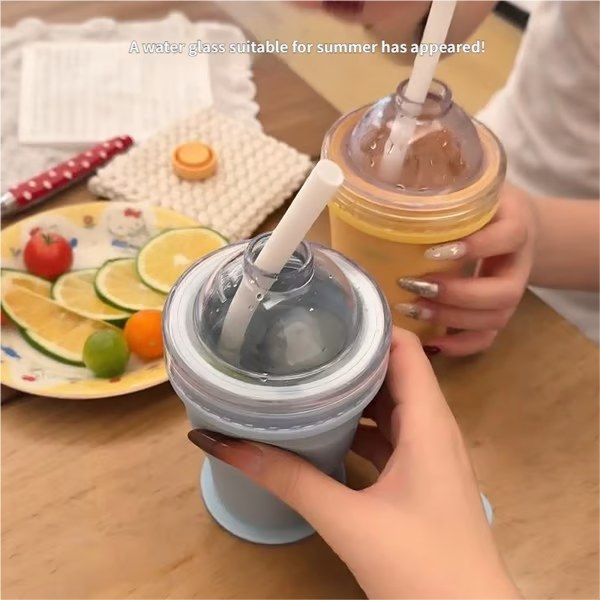 🔥Recent Offer: 41%Off🔥-2-in-1 Foldable Silicone Ice Ball Maker Cup