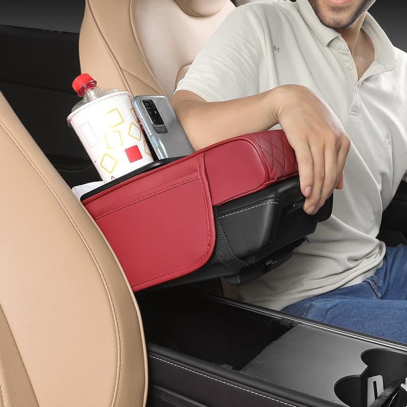 🔥Limited Time 50% Off✨Multifunctional PU Leather Car Armrest Box Mat
