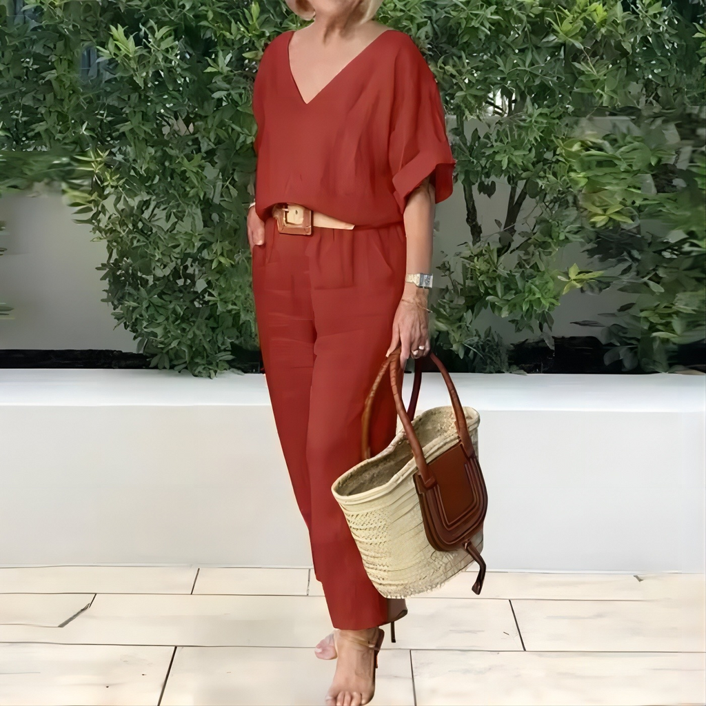 Women's Casual Loose Top And Pants Set