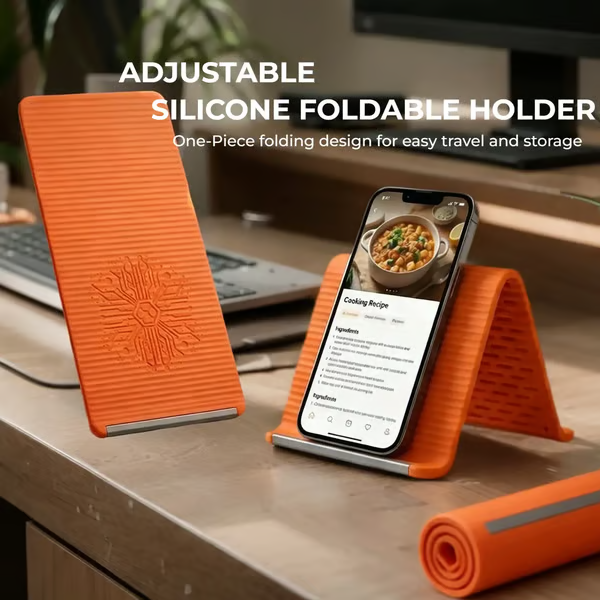 ⚡️Last Day 50% OFF -Flexible silicon Phone holder stand, Bendable Rollable Foldable Design🔥Buy 2 Free Shipping