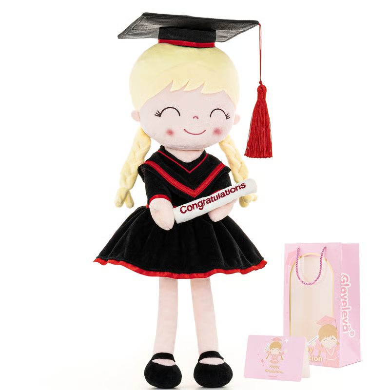 🎓💖 Graduation Girl Plush Doll – Pink Cap & Gown Keepsake Gift for Class of 2026(✨Buy 2 Free Shipping)
