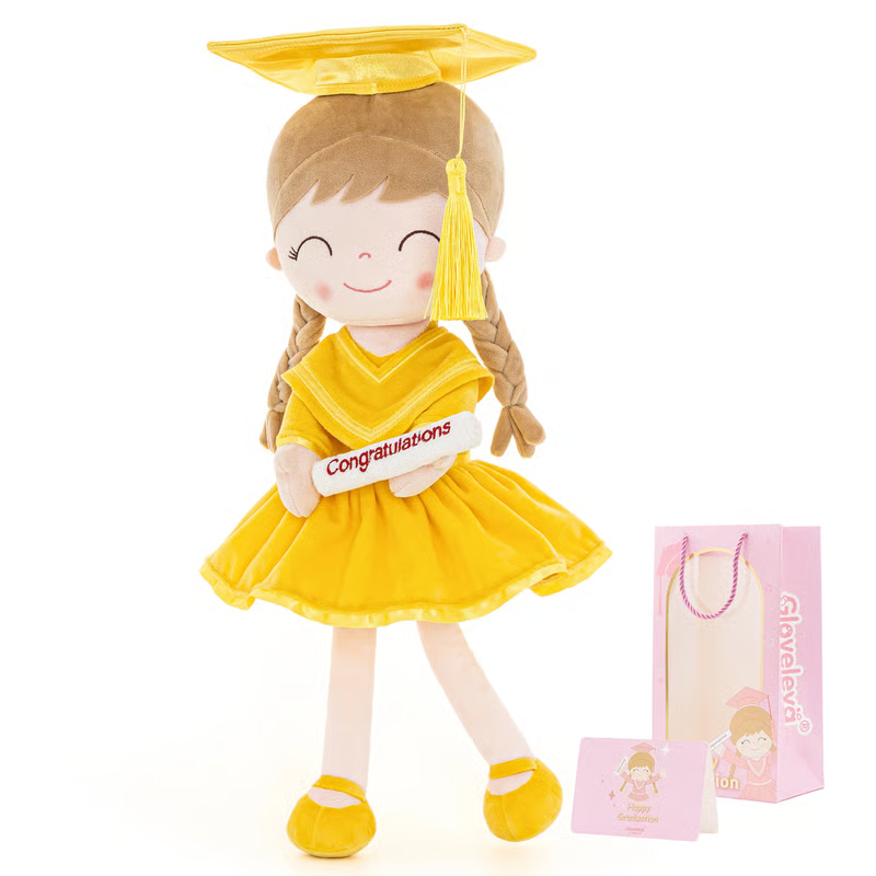 🎓💖 Graduation Girl Plush Doll – Pink Cap & Gown Keepsake Gift for Class of 2026(✨Buy 2 Free Shipping)
