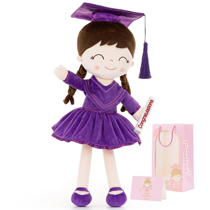 🎓💖 Graduation Girl Plush Doll – Pink Cap & Gown Keepsake Gift for Class of 2026(✨Buy 2 Free Shipping)