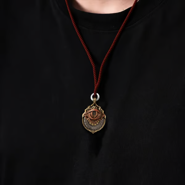 🔥LAST DAY 50% OFF👁️‍🗨️Handmade Tarot Vision Pendant: Connect to Cosmic Wisdom Anytime (❤Cheat Sheet Included)