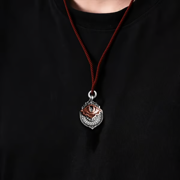 🔥LAST DAY 50% OFF👁️‍🗨️Handmade Tarot Vision Pendant: Connect to Cosmic Wisdom Anytime (❤Cheat Sheet Included)