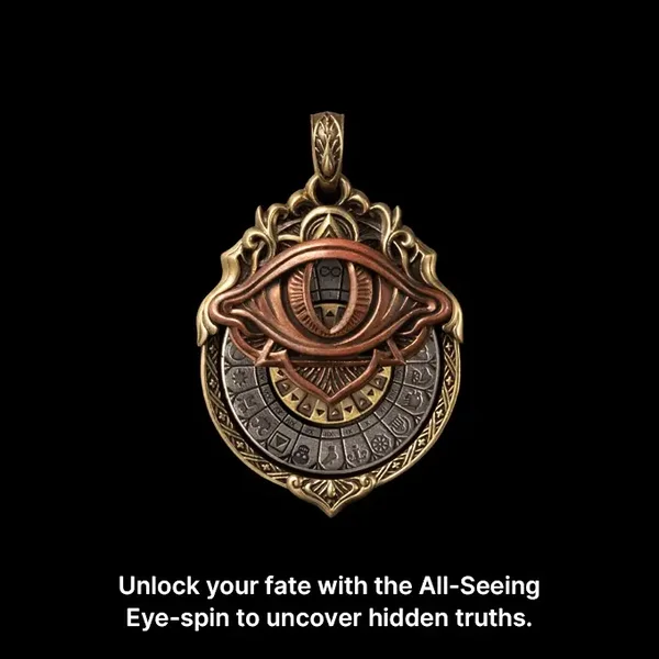 🔥LAST DAY 50% OFF👁️‍🗨️Handmade Tarot Vision Pendant: Connect to Cosmic Wisdom Anytime (❤Cheat Sheet Included)