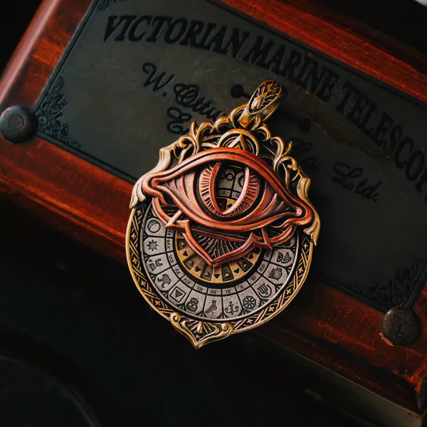🔥LAST DAY 50% OFF👁️‍🗨️Handmade Tarot Vision Pendant: Connect to Cosmic Wisdom Anytime (❤Cheat Sheet Included)