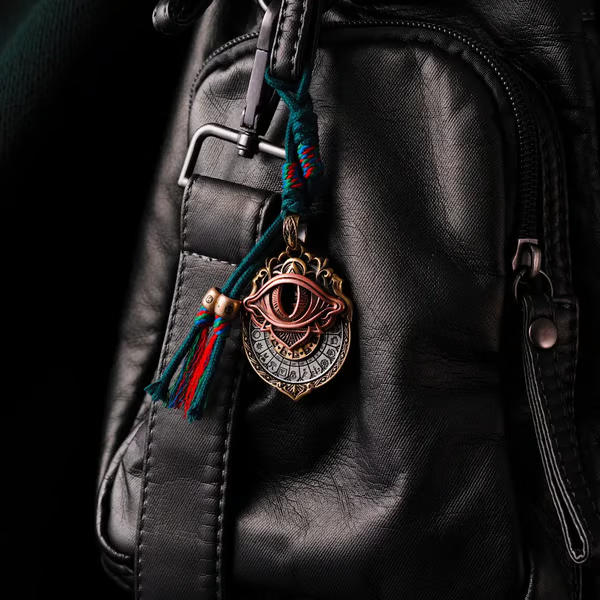 🔥LAST DAY 50% OFF👁️‍🗨️Handmade Tarot Vision Pendant: Connect to Cosmic Wisdom Anytime (❤Cheat Sheet Included)