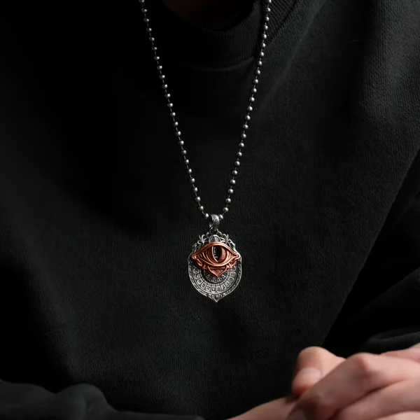 🔥LAST DAY 50% OFF👁️‍🗨️Handmade Tarot Vision Pendant: Connect to Cosmic Wisdom Anytime (❤Cheat Sheet Included)