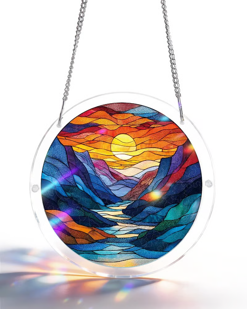 🔥New 2026🏆 Upgrade:🌎Last Day 49% OFF-Acrylic Jigsaw Puzzle Suncatcher