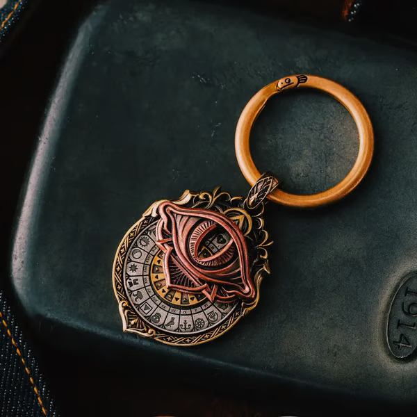 🔥LAST DAY 50% OFF👁️‍🗨️Handmade Tarot Vision Pendant: Connect to Cosmic Wisdom Anytime (❤Cheat Sheet Included)